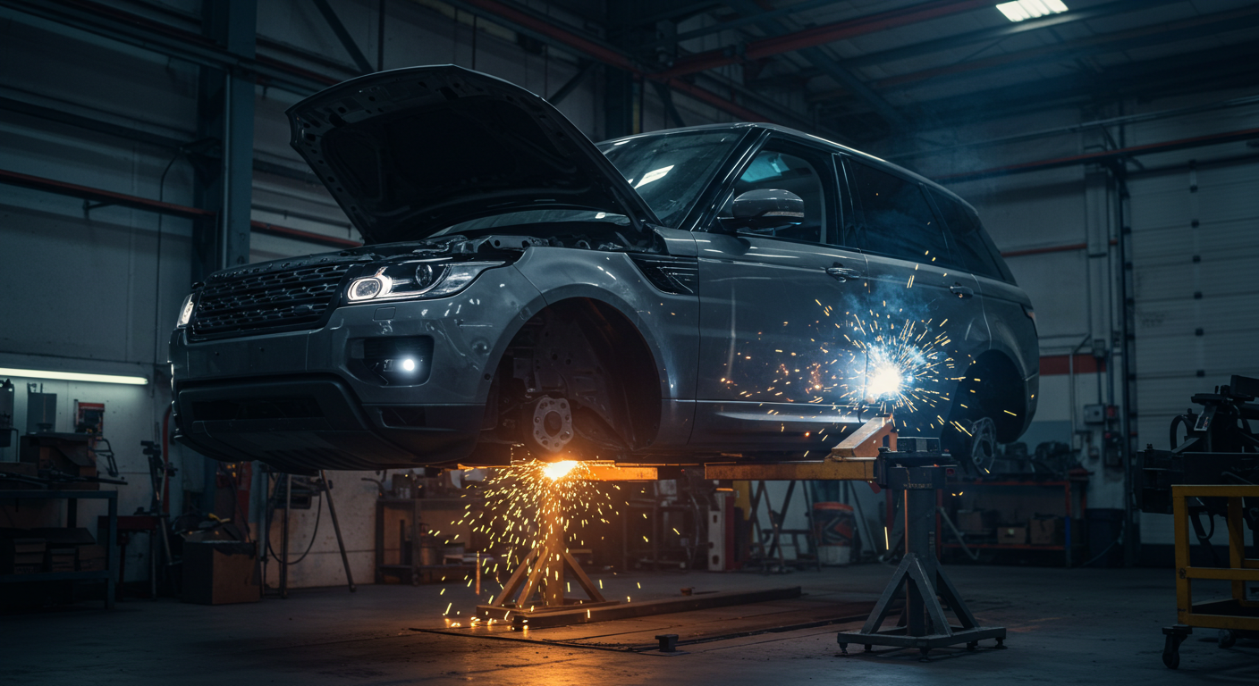 Underbody and Chassis Repair for Range Rover in Muscat