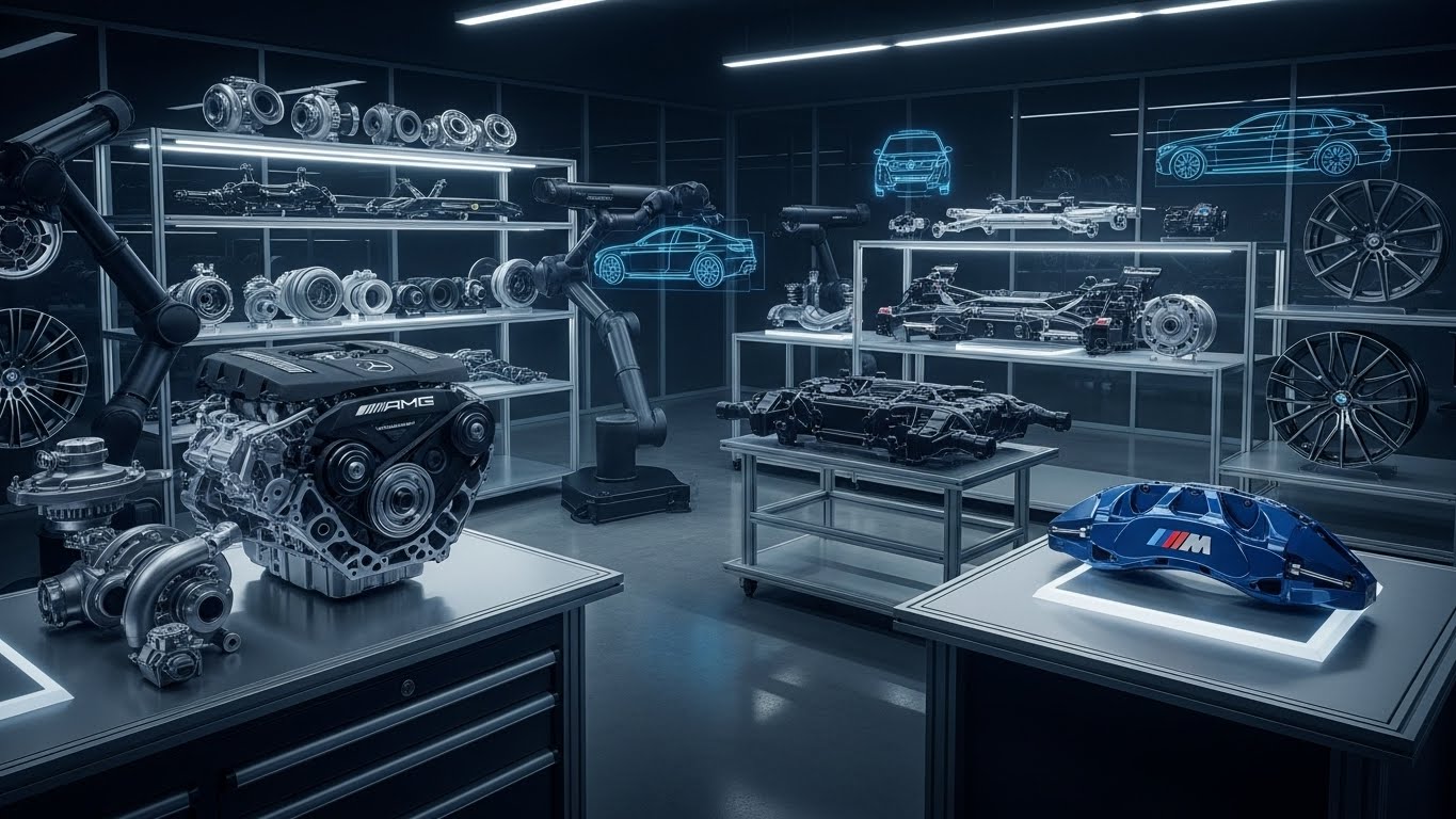 Mercedes-Benz and BMW spare parts